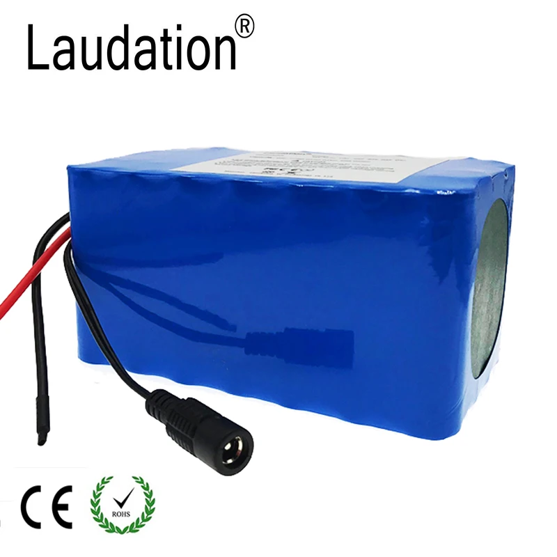 Laudation 24 V 16ah Электрический велосипед литий-ионный аккумулятор 29,4 V 16000 mAh 15A BMS 250 W 350 W 18650 W Аккумулятор для инвалидной коляски