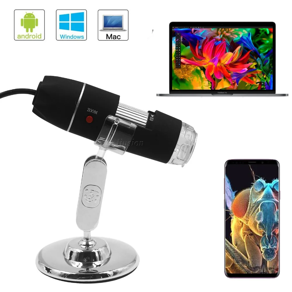 40 до 1600X USB цифровой микроскоп ручной мини камера пайки стерео электронный