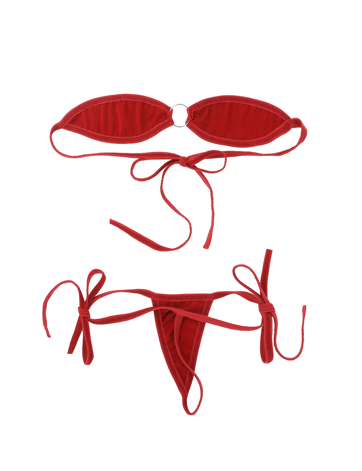 Комплект женского нижнего белья из 2 предметов экзотический комплект микро