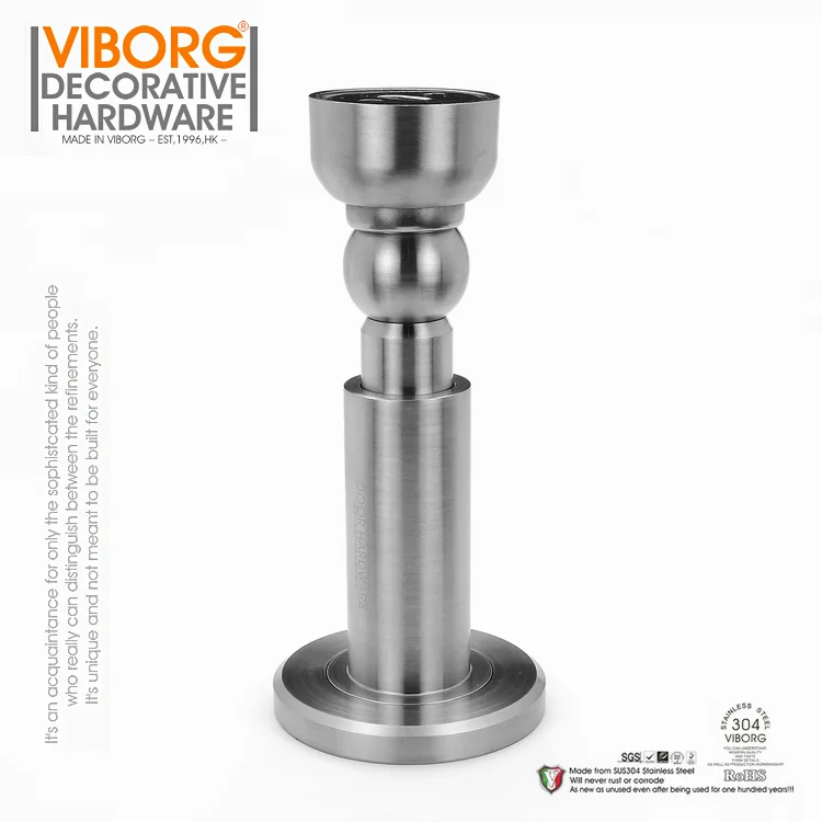 VIBORG Deluxe 304 литье из нержавеющей стали сверхмощный регулируемый пол настенный магнитный дверной стопор дверной стоп