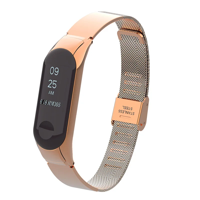 Ремешок сменный из нержавеющей стали для Xiaomi Band 3 браслет Xiomi Xaiomi Xiami Xaomi