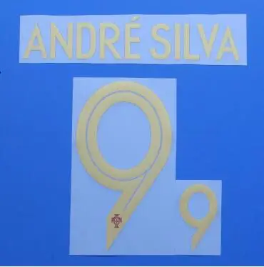 ANDRE SILVA Коллекция года. Футбольная нашивка с напечатанным рисунком Ronaldo Nameset Quaresma Andre Silvia - Цвет: ANDRE SILVA