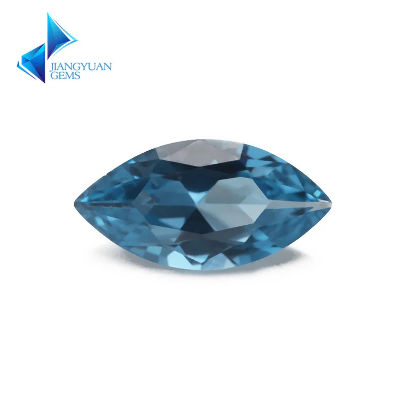 

Size 3x6~8x16mm 120# Maquise Shape Brilliant Cut Synthetic Spinel Blue Stone For Jewelry