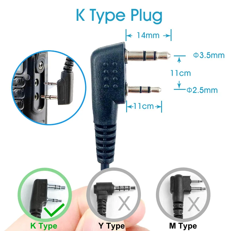 Динамик гарнитуры микрофон для Kenwood Baofeng WOUXUN TYT PUXING Zastone Линтон UV 5R BF 888S Walkie Talkie