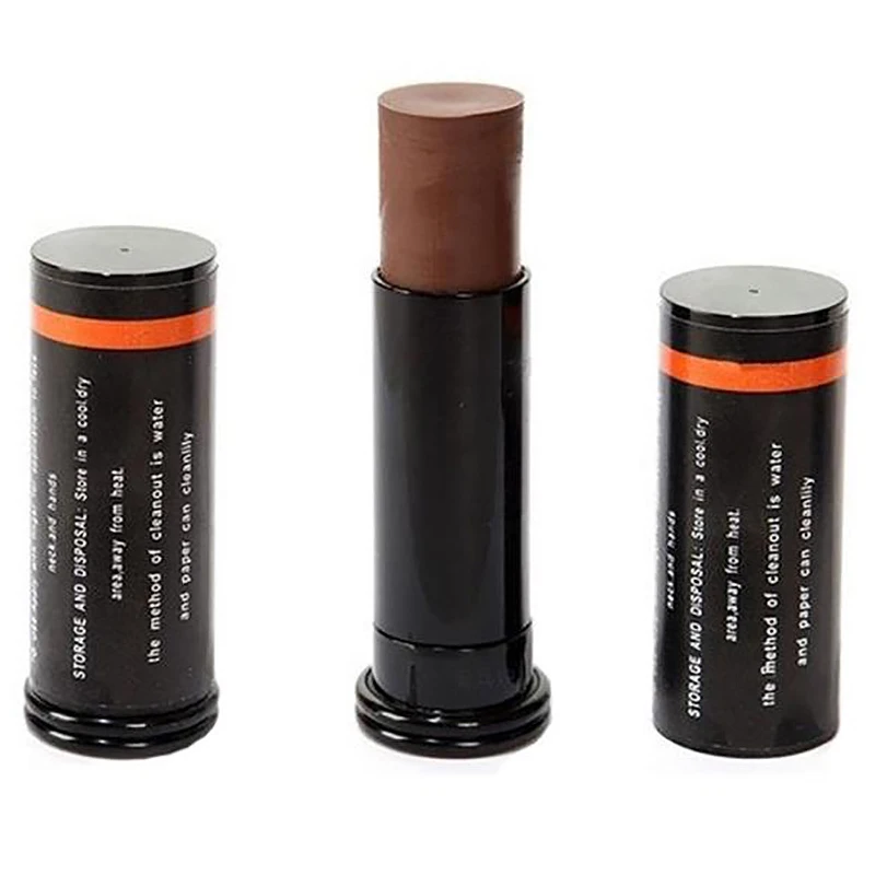 3 шт. Камуфляжный цвет крем краска для лица трубка палка наружного поля (черный +