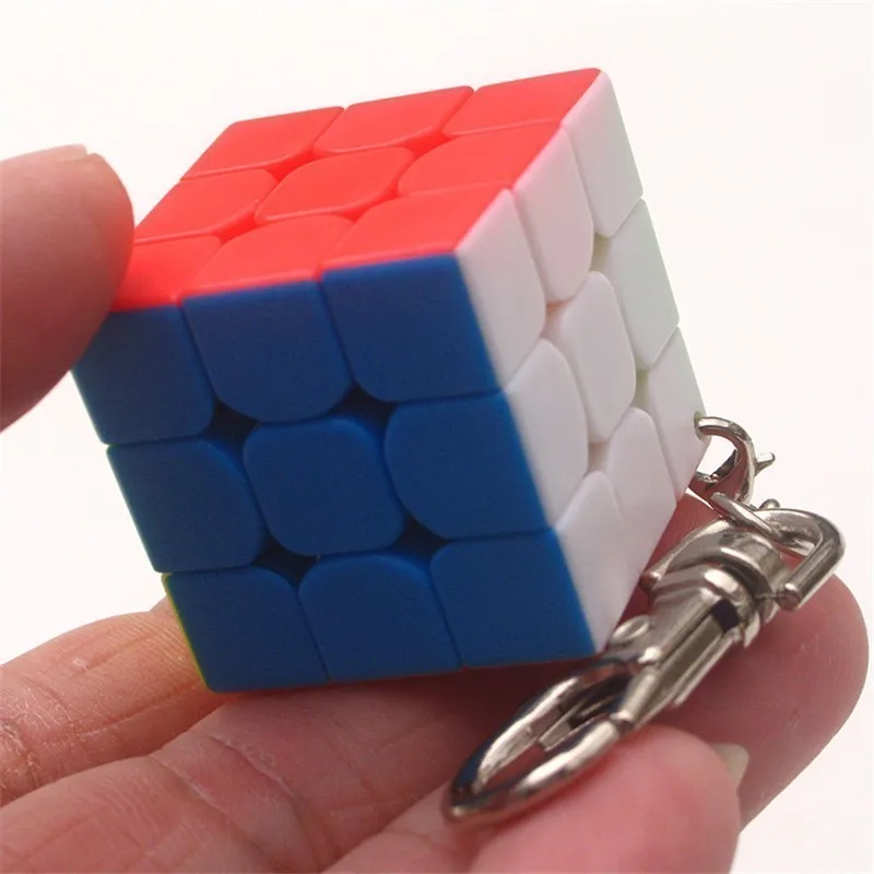 Moyu Neo Cube 30 мм мини Ключ Пряжка три шага магический куб 3 3x3x3 флуоресценция шесть