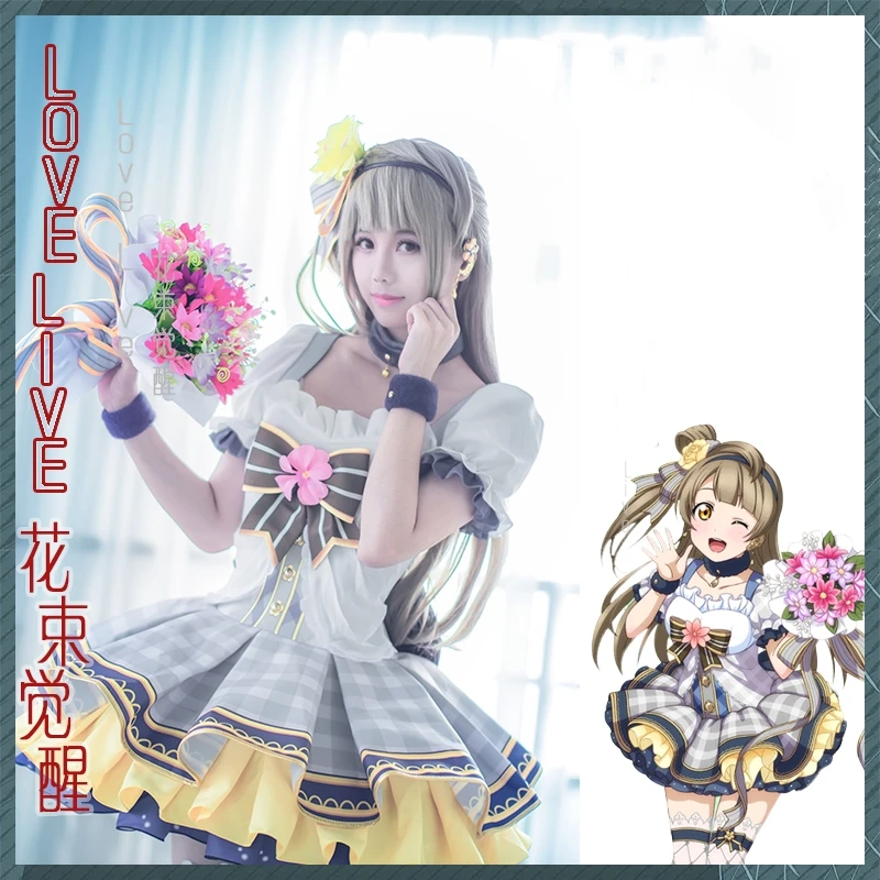 LoveLive! Женский костюм для косплея минами Котори Лолиты вечерние костюмы на