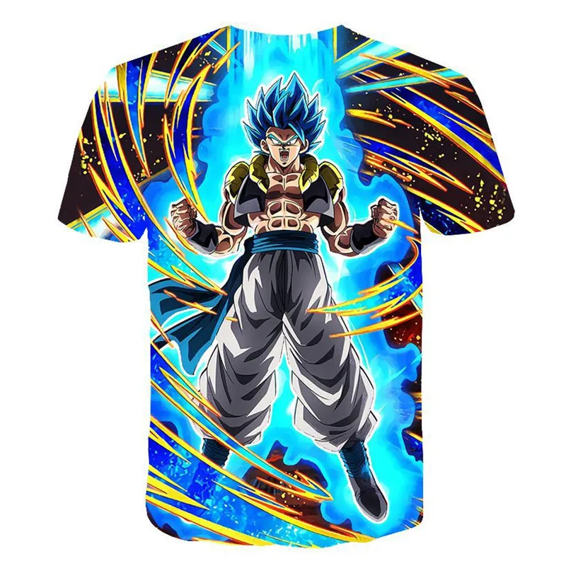Новинка года, Детская футболка с 3d принтом Dragon Ball DBZ Bulma Super Saiyan vegeta футболка с японским аниме летняя модная детская футболка