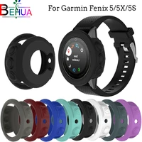 soft silicone protective case cover for garmin fenix 55s5x smart watch gps accessories