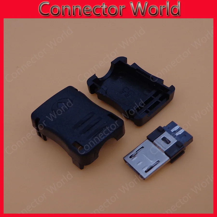 Штекер Micro 5 Pin сделай сам мини USB разъем папа постоянного тока с пластиковой