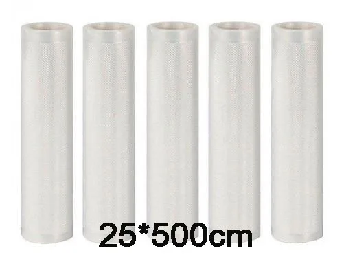 12/15/20/25/28*500 см вакуумные пакеты для запечатывающего устройства 5rolls/лот Кухня Еда