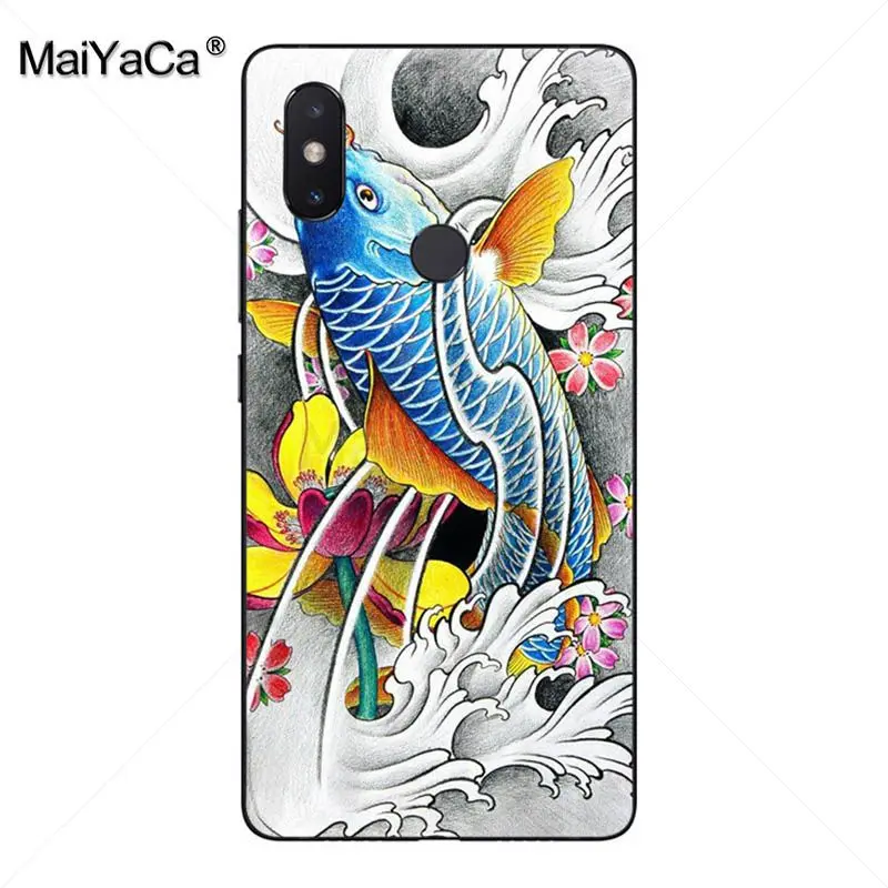 MaiYaCa японская Татуировка Koi Fish аксессуары для телефона чехол xiaomi mi 8se 6 note2 note3 redmi 5