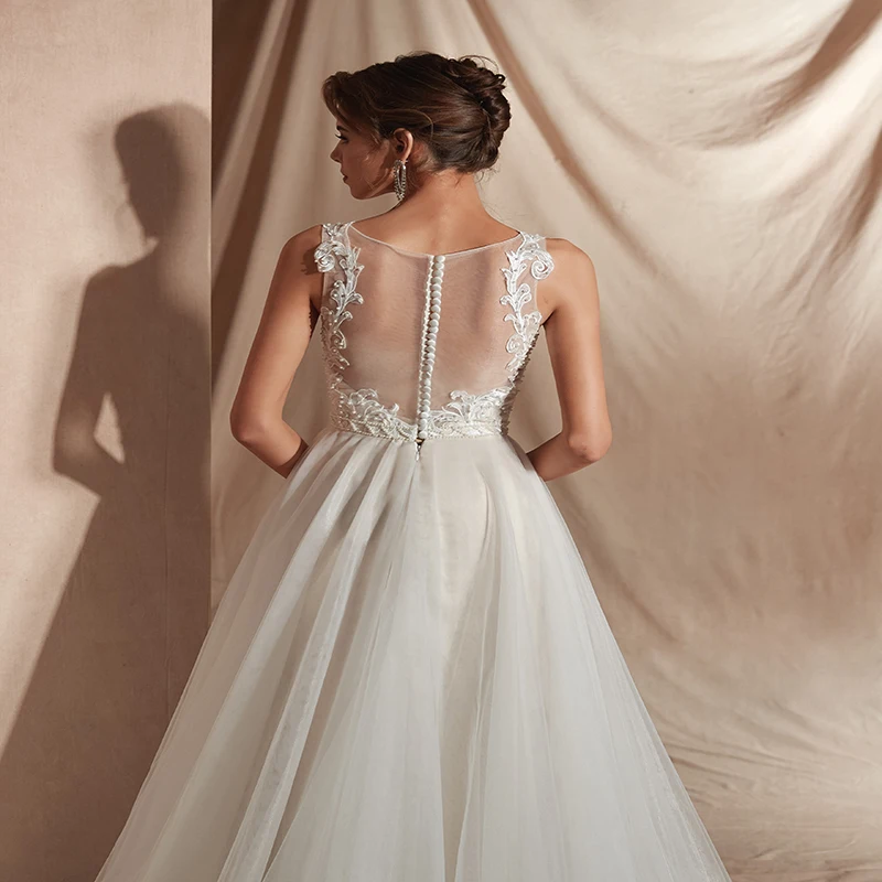 Forevergracedress реальные изображения винтажные Свадебные платья 2019 трапециевидные