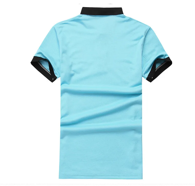 Мужская футболка поло красная Однотонная с коротким рукавом лето 2019|camisa polo|polo