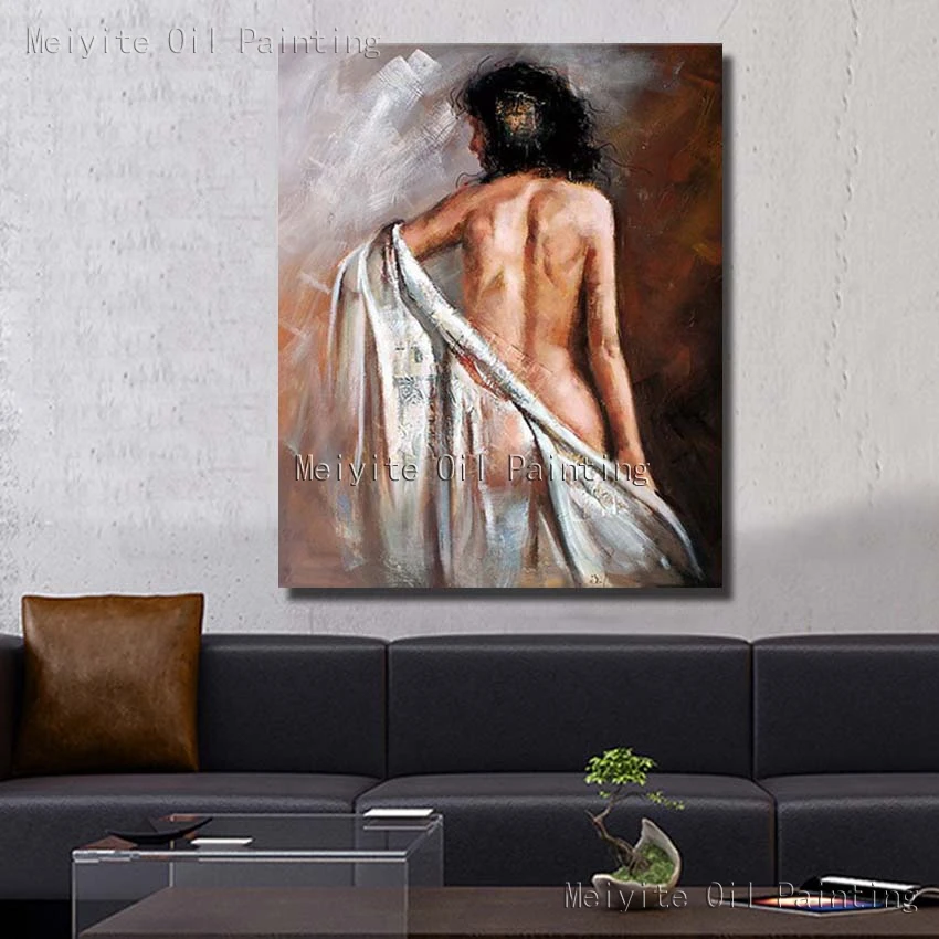 Женская сексуальная обнаженная девушка youg Настенная картина маслом сексуальные