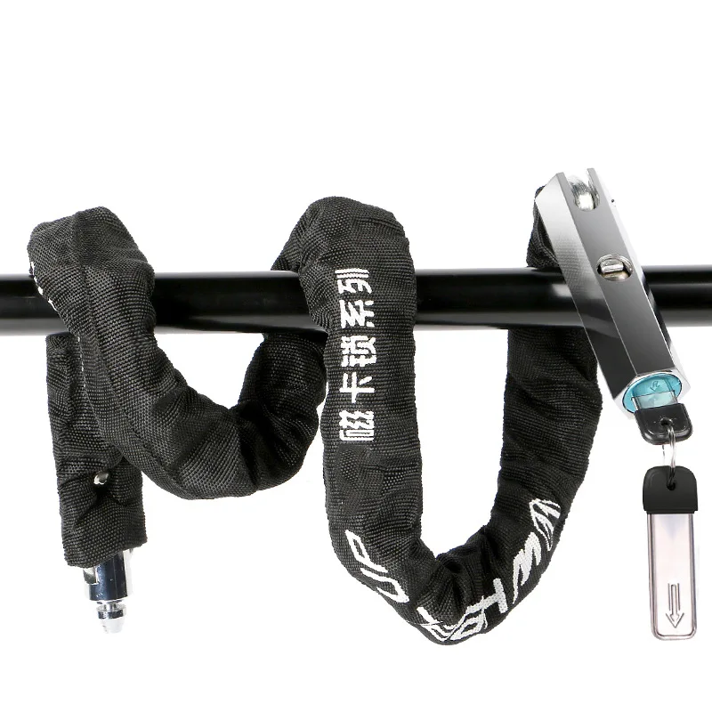 

Bike Lock Safe Metal Anti-Theft Outdoor Bicycle Chain Lock Security Reinforced Cycling Chain Lock Mountain Bicycle Accessories