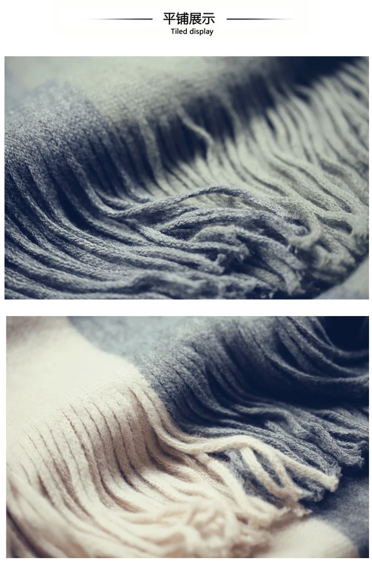 

Newest 40cm*210cm Men Fashion Design Scarves Men Winter Wool Knitted Cashmere Scarf Couple's High Quality Thick Warm Long Scarf