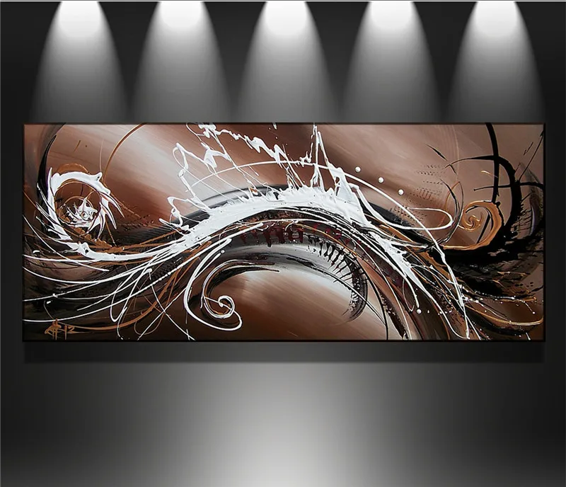 

High quality 100%Hand-painted Modern art Color Abstract Oil Paintings Canvas For Home Decoration 1 pcs/set No Frame