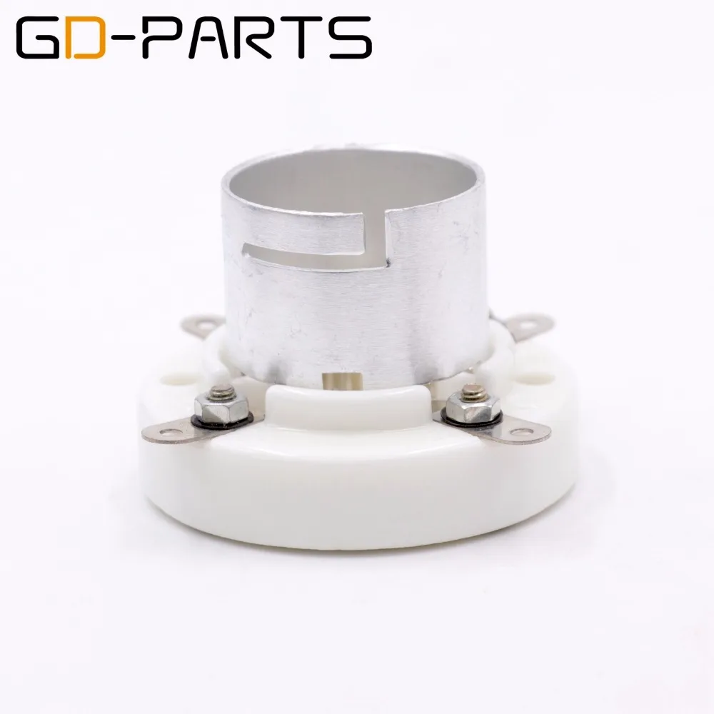 GD-PARTS 1 шт. S4U Средний штык 4pin керамическая трубка гнездо для 813 811 300B 2A3 274A 71A 866 Hifi винтажное аудио позолоченное серебро