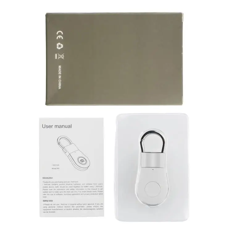 White with box Портативный мини-отслеживающий искатель авто автомобиль Домашние животные дети мотоцикл трекер беспроводной Bluetooth трекер анти-потеря умный Брелок Трекер - Цвет: White with box