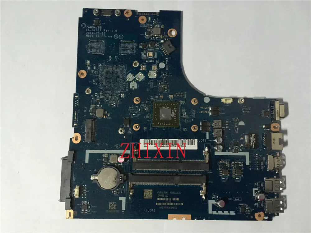 Yourui ZAWBA/BB LA B291P REV1.0 ноутбук для Lenovo B50 45 Материнская плата ноутбука (для AMD E1 6010 CPU) 100%