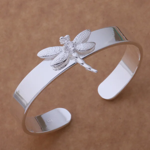 AB068 серебряный цвет счастливые браслеты подарок на запястье для женщин ювелирные