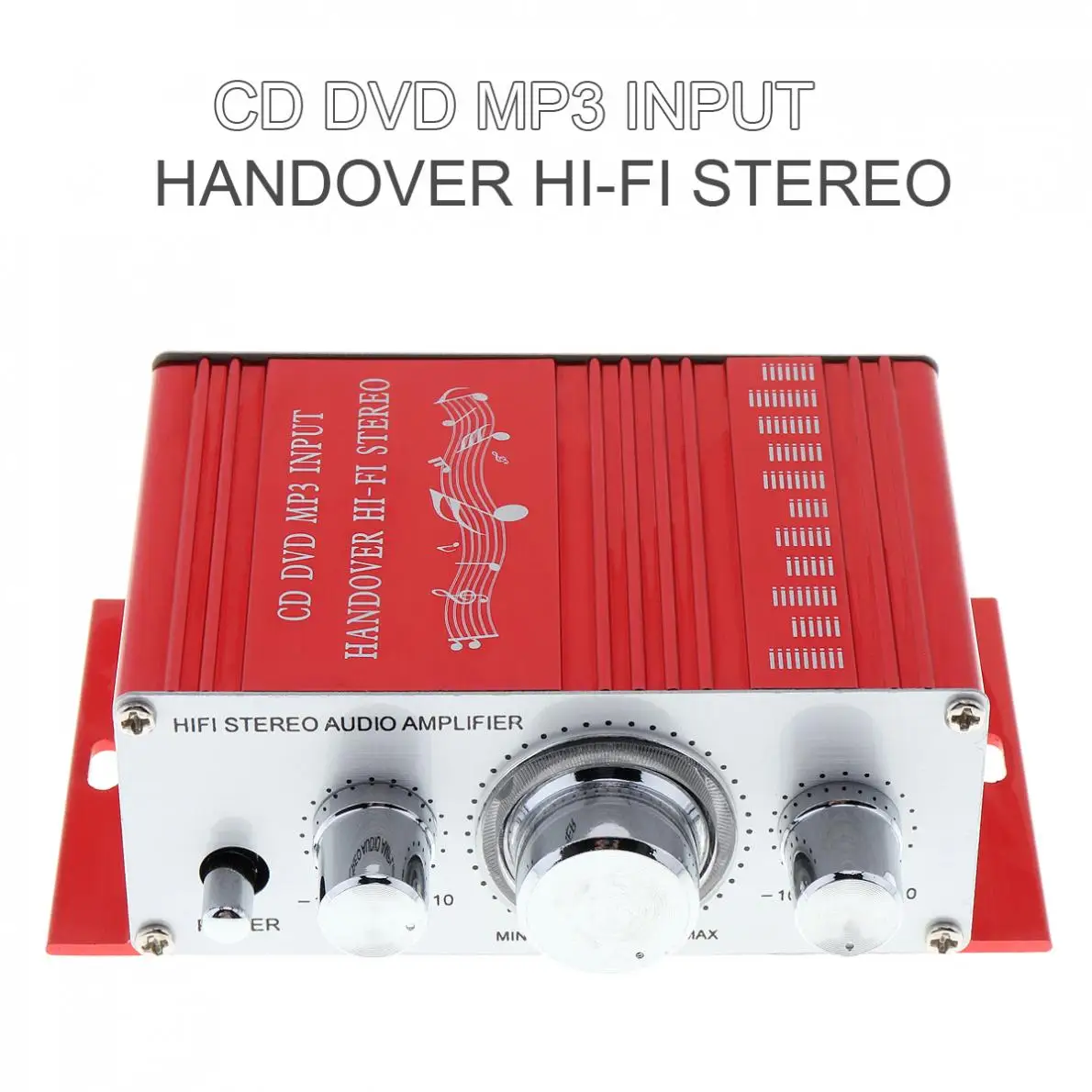 

12V Mini Car Amplifier Motorcycle Home Boat Auto Stereo Audio Amplifier 2 Channel Digital Hi-Fi Amp Support CD DVD MP3 Input