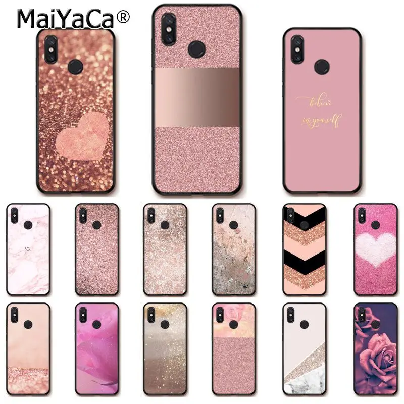 MaiYaCa Любовь Сердце 7A 5Ald Роза мраморные полосы чехол для телефона Xiaomi Redmi8 4X 6A S2 5A Redmi