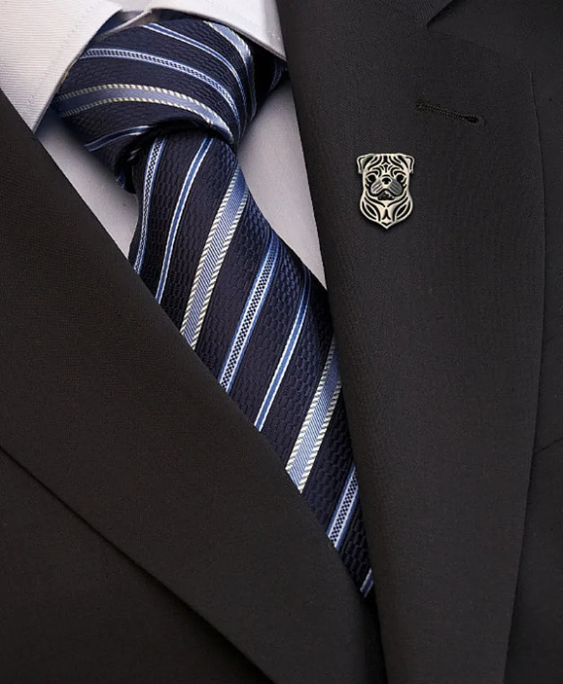 Модная брошь в виде мопса с Заколкой на лацкан для мужчин и женщин|brooches wholesale|wholesale