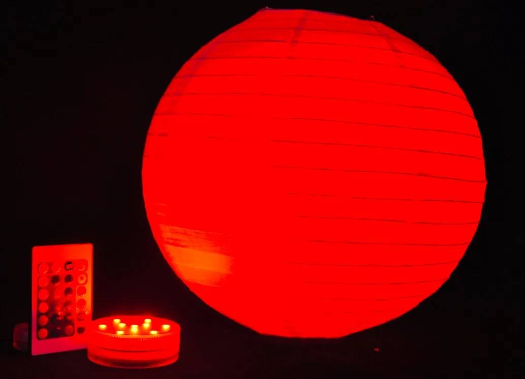 3AAA на батарейках led-лампа с дистанционным управлением бумажный фонарь, погружной светодиодный светильник Floralyte