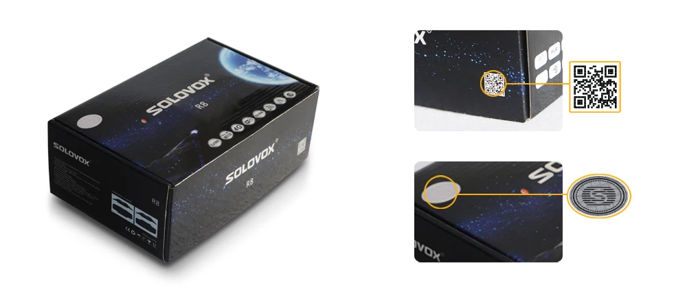 2PCS NEW ARRIVAL free shipping Original SOLOVOX R8 1080p Full HD Satellite Receiver Support Youpron YouTube CCCAM/MGCAM/NEWCAM |