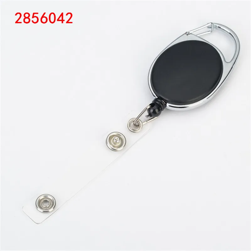 Выдвижная катушка для бейджа из цинкового сплава ABS пластик ID Lanyard имя бирка держатель для карты Бейдж катушки брелок зажимы