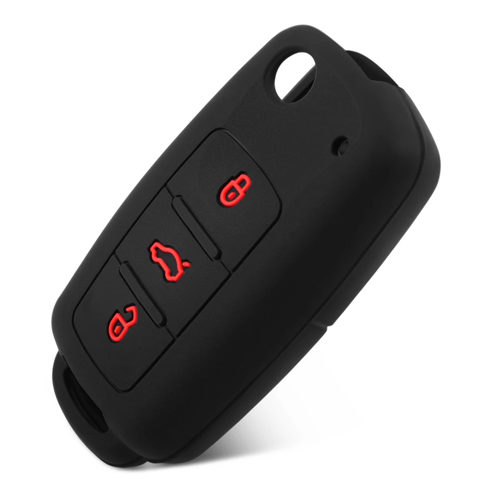 Силиконовый чехол для VW Car Caddy Eos Bora Beetle Golf Scirocco Passat Seat Altea Leon Ibiza Skoda Octavia