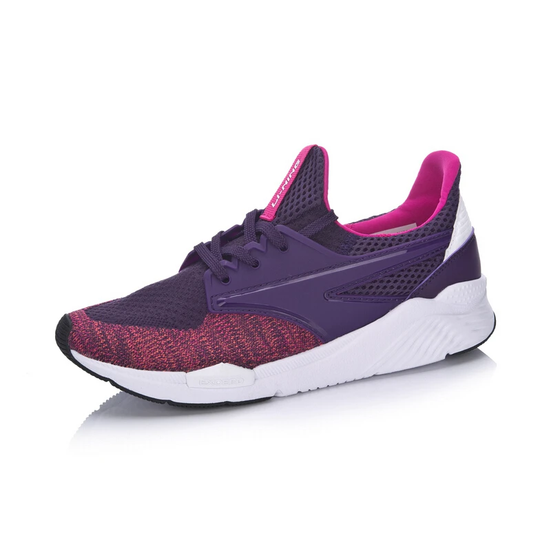 Li-Ning EXCEED/Женская обувь для образа жизни; трендовые кроссовки с подкладкой из пряжи; дышащая Спортивная обувь; AGCM052 YXB056