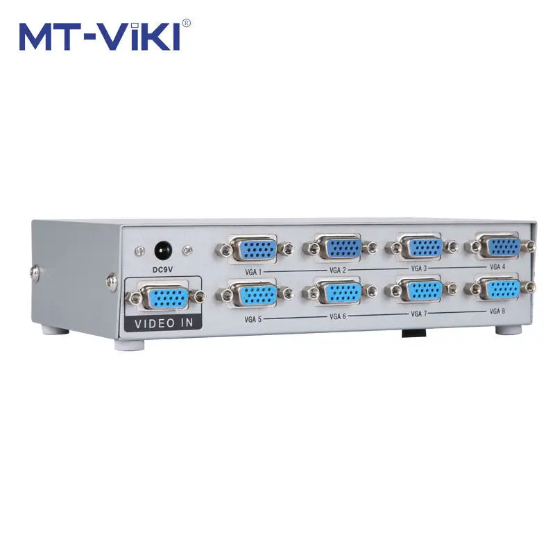 Распределитель VGA 1 вход на 8 выходов для стандартных ЖК мониторов|vga video splitter|vga