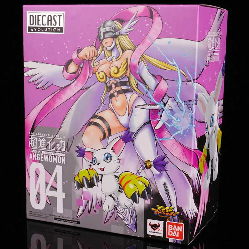 Оригинальная фигурка BANDAI Digimon monster Tailmon Hyperevolution Angewomon модификация деформируемая