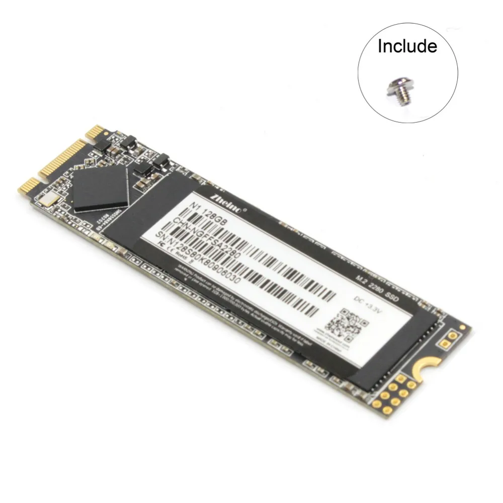 Zheino M.2 2280 128 ГБ 256 512 1 ТБ SSD M.2 NGFF SSD Внутренний твердотельный накопитель внешний жесткий диск для ноутбука, настольного компьютера