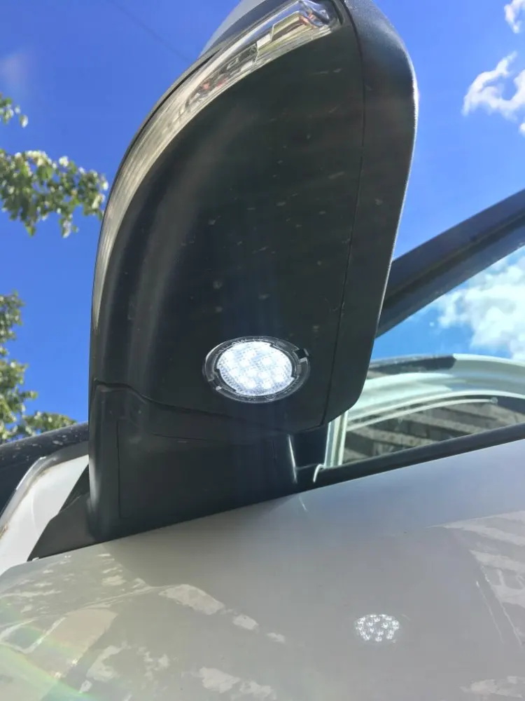 Светодиодсветильник подсветка для зеркала 2 шт Ford Mondeo Ranger Edge Everest S max Explorer F 150 Kuga Flex