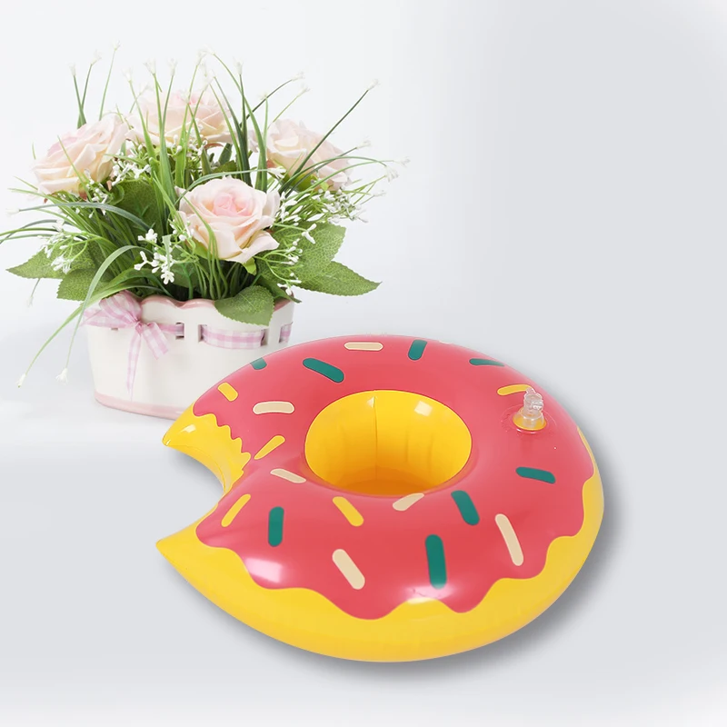 Надувные розовые Фламинго подставки пальмовые деревья чашки держатель для