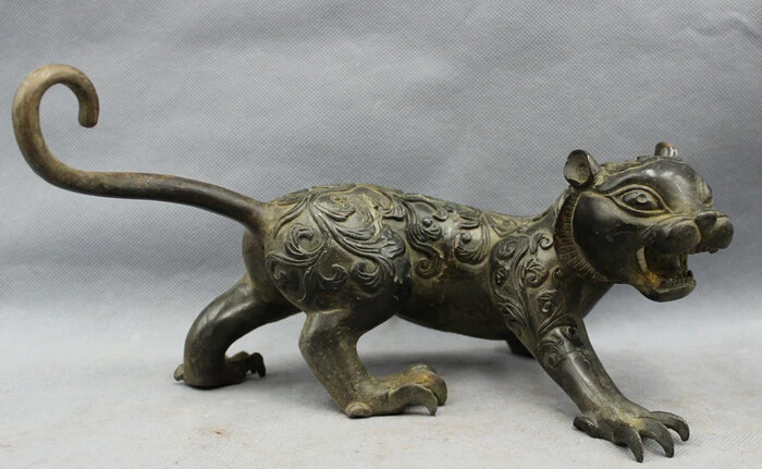 

Песня voge gem S2314 10 "Китай, Китайский Бронзовый народная Животные цветок fierce Cat статуя тигра Скульптура