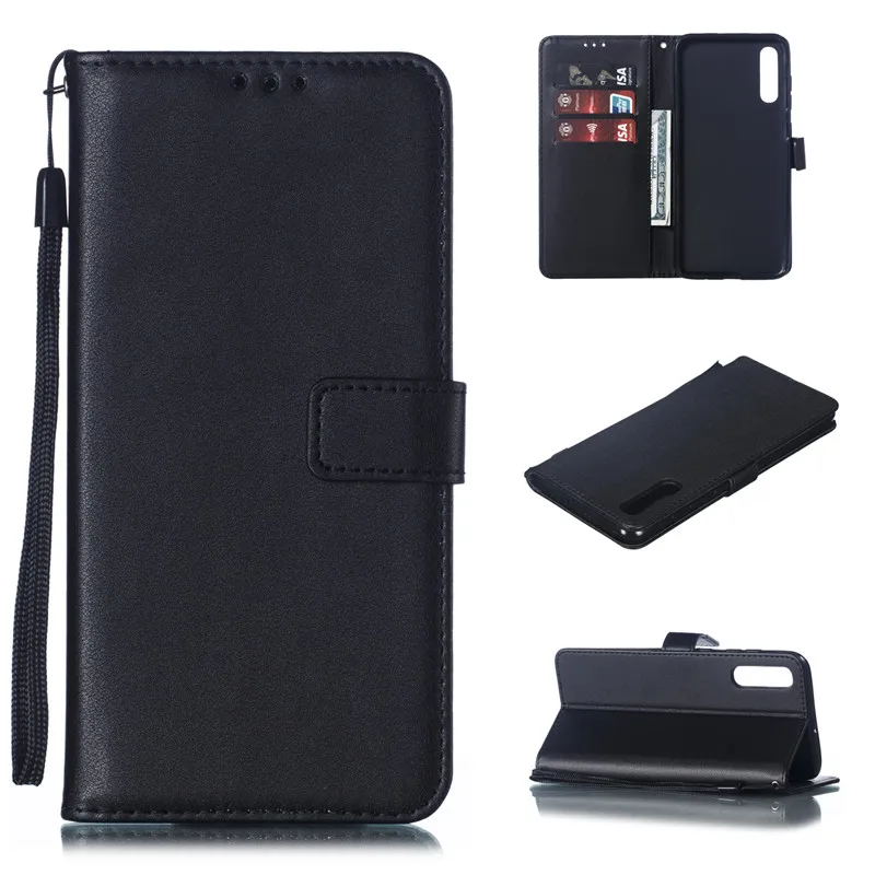 For Samsung Galaxy A70 Case 6.7&quot Flip Wallet PU Leather Cover Phone A705F A705 SM-A705F GalaxyA70 A 70 | Мобильные телефоны и