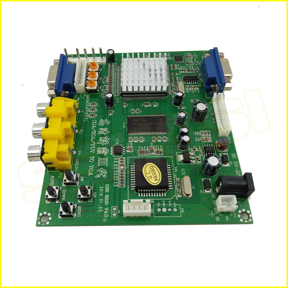CGA в VGA конвертер CGA/EGA/YUV/RGB HD видео плата 1 выход Аркада Jamma игровой монитор к ЖК GBS