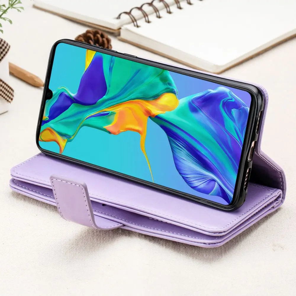 L-FADNUT чехол для телефона на молнии, флип-кошелек, чехол для huawei P30 Pro L20 Lite, противоударный держатель для карт, кожаный чехол для huawei mate 20