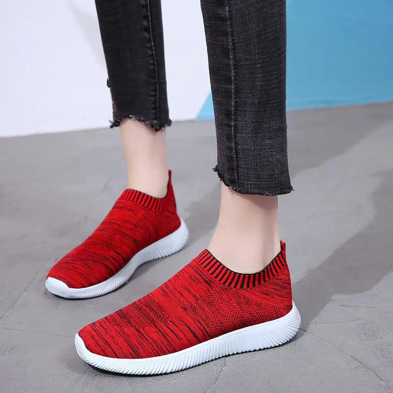 Flats shoes woman sneakers 2020 new fashion flat with women running comfortable zapatos de mujer | Спорт и развлечения