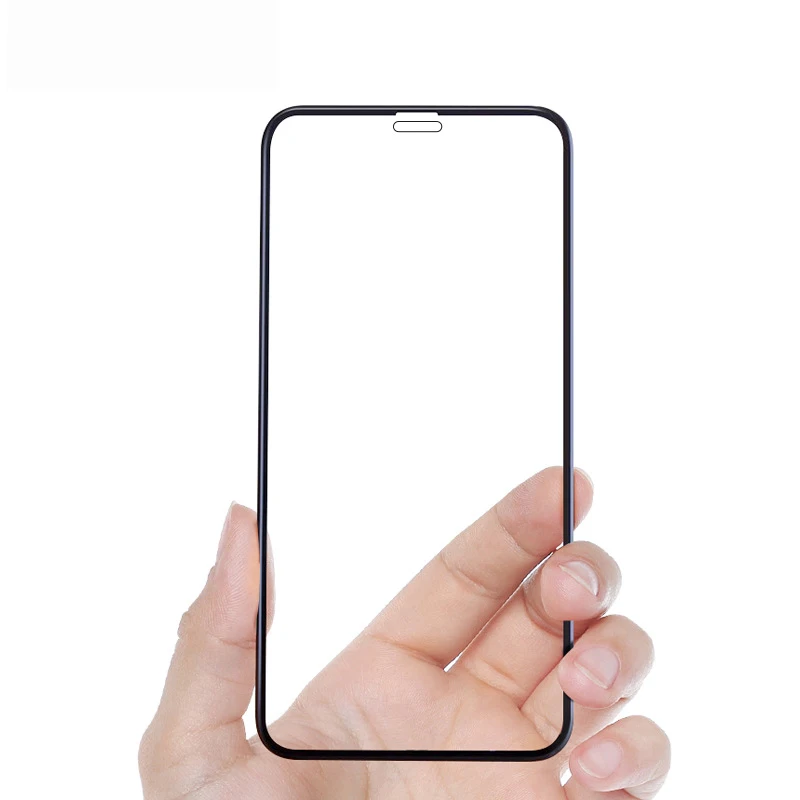 1000 шт. полное покрытие XS max закаленное стекло Защита экрана для iPhone Защитная