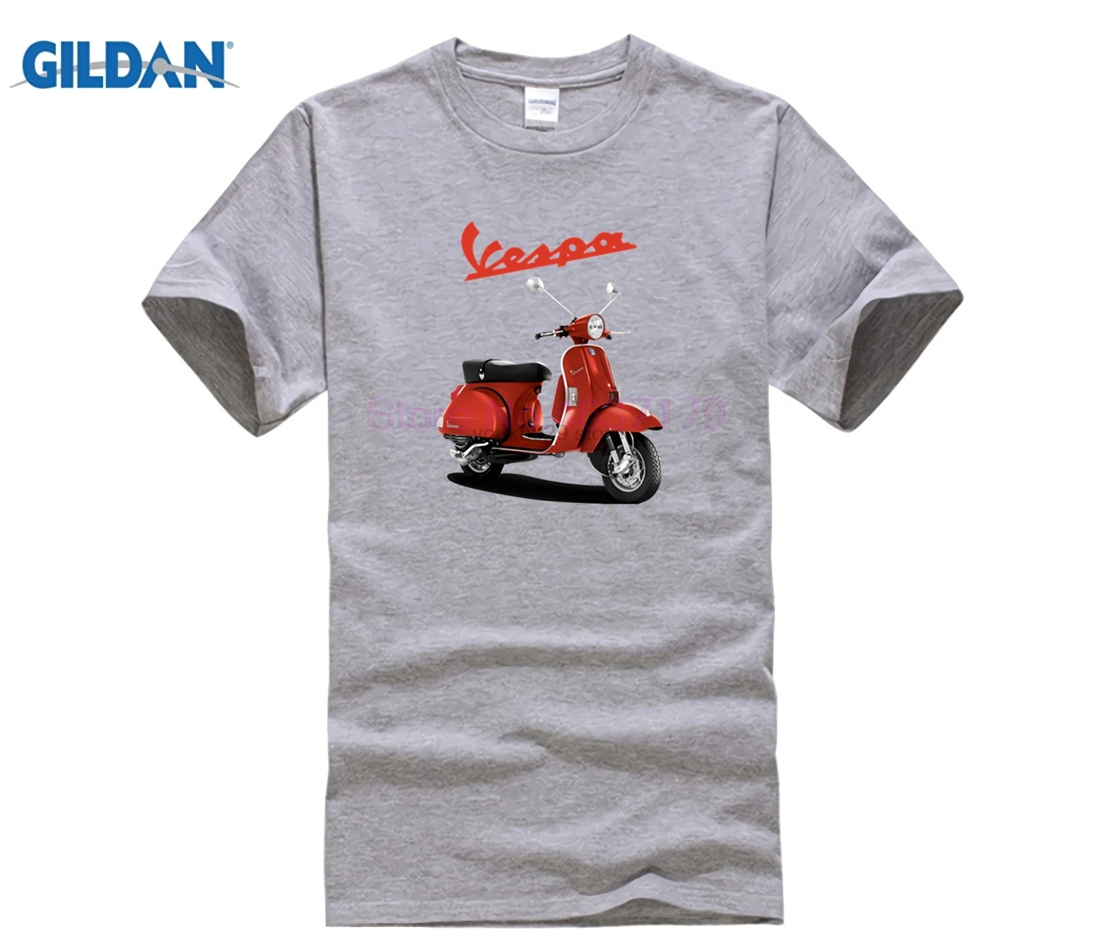 Винтажные футболки Vespa для мужчин мотоцикл скутер homme Piaggio футболка с логотипом