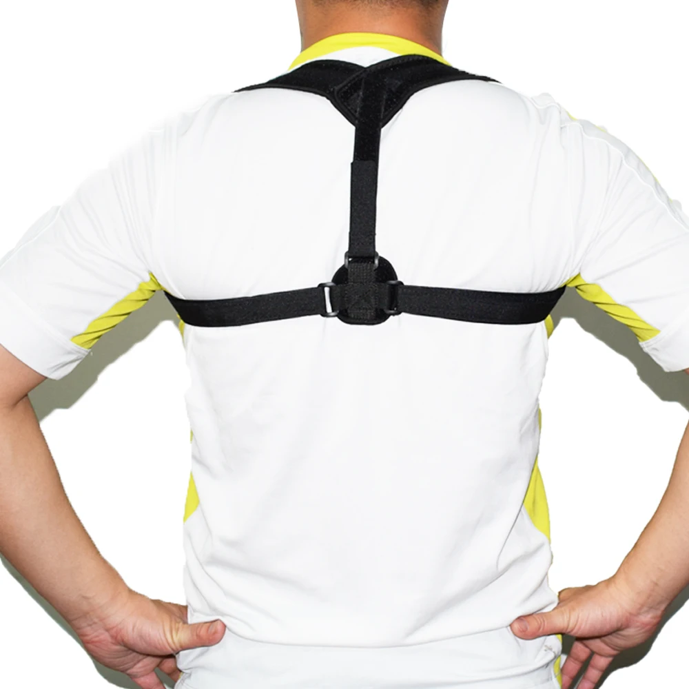 Корректор осанки поддержка спины бандаж для мужчин и женщин регулируемый плеч