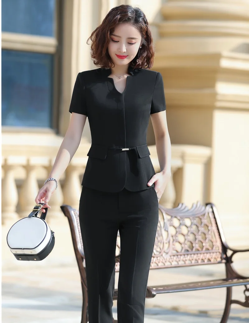 Деловые профессиональные женские костюмы весна лето 2019 брючные в офисном стиле