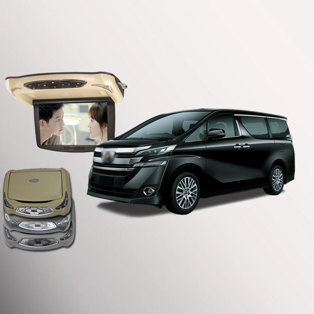 Раскладной монитор BigBigRoad для toyota velfire Roof 1080P тонкий плеер подвесной широкий экран