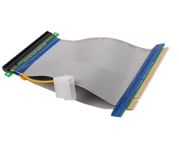 2 шт./лот PCI E pci e Express X16 карта расширения Гибкий Ленточный удлинитель Кабель с